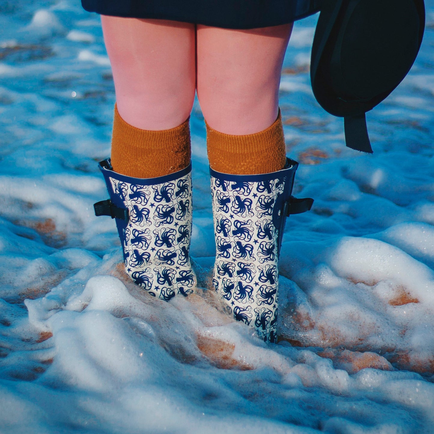 Unique wellies designed to fit curvy legs and wide feet