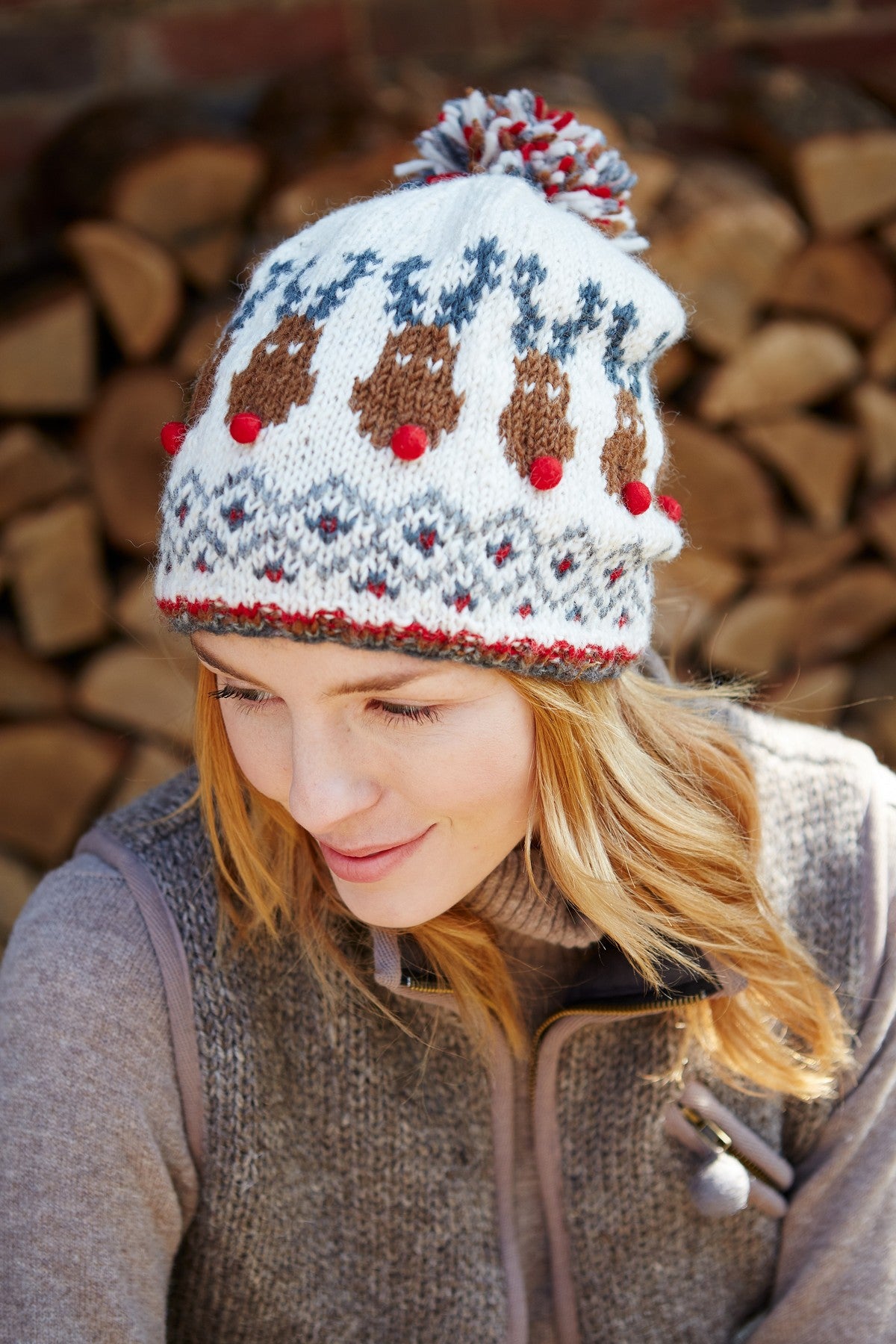 Christmas Bobble Beanies