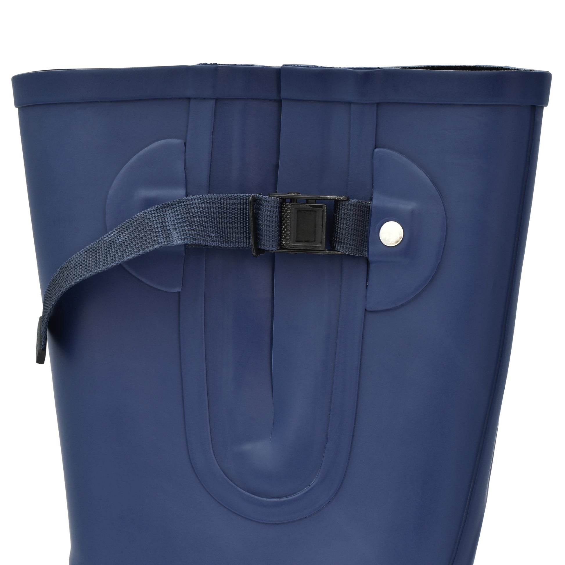 blue wellington boots with cam buckle