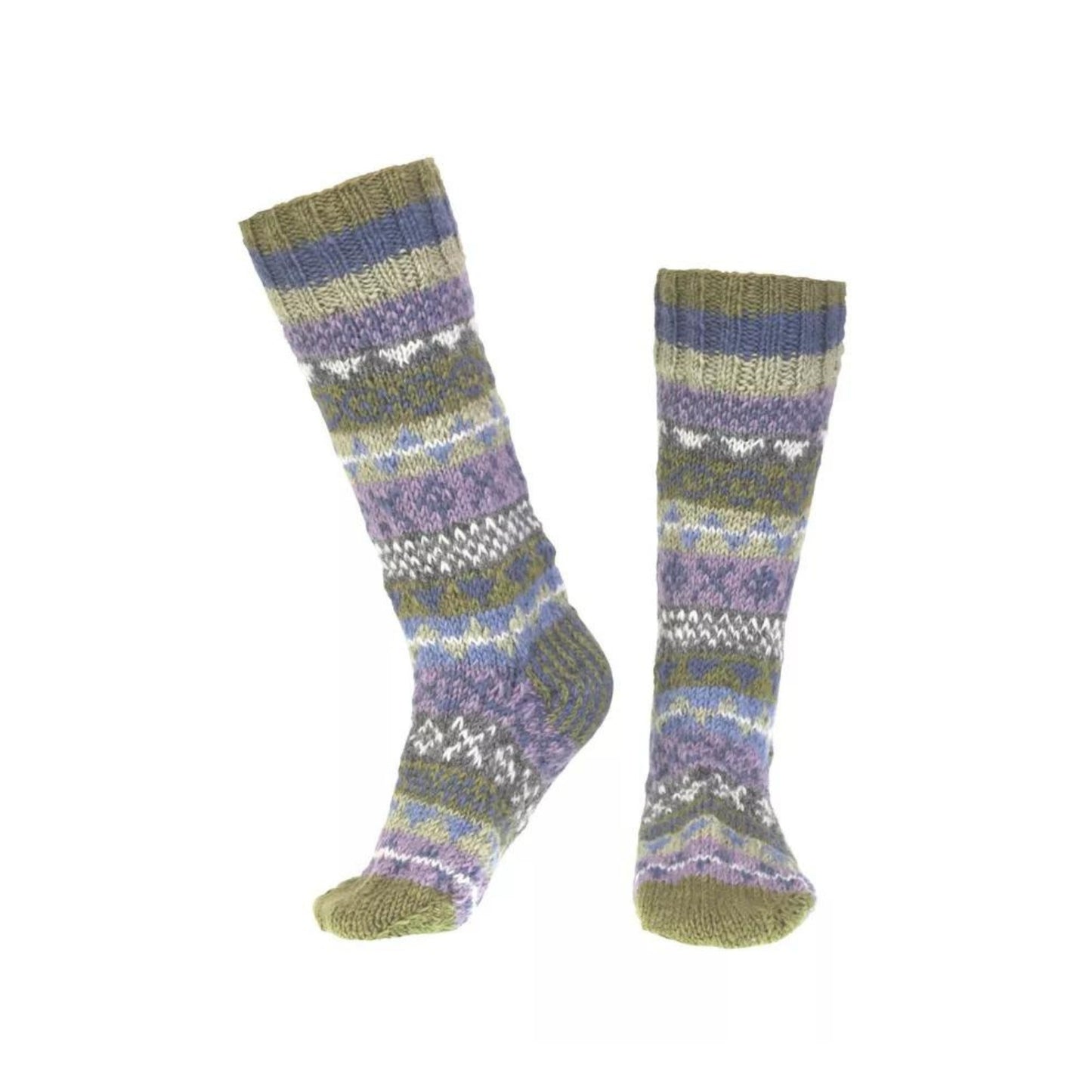 pachamama Finisterre long socks olive