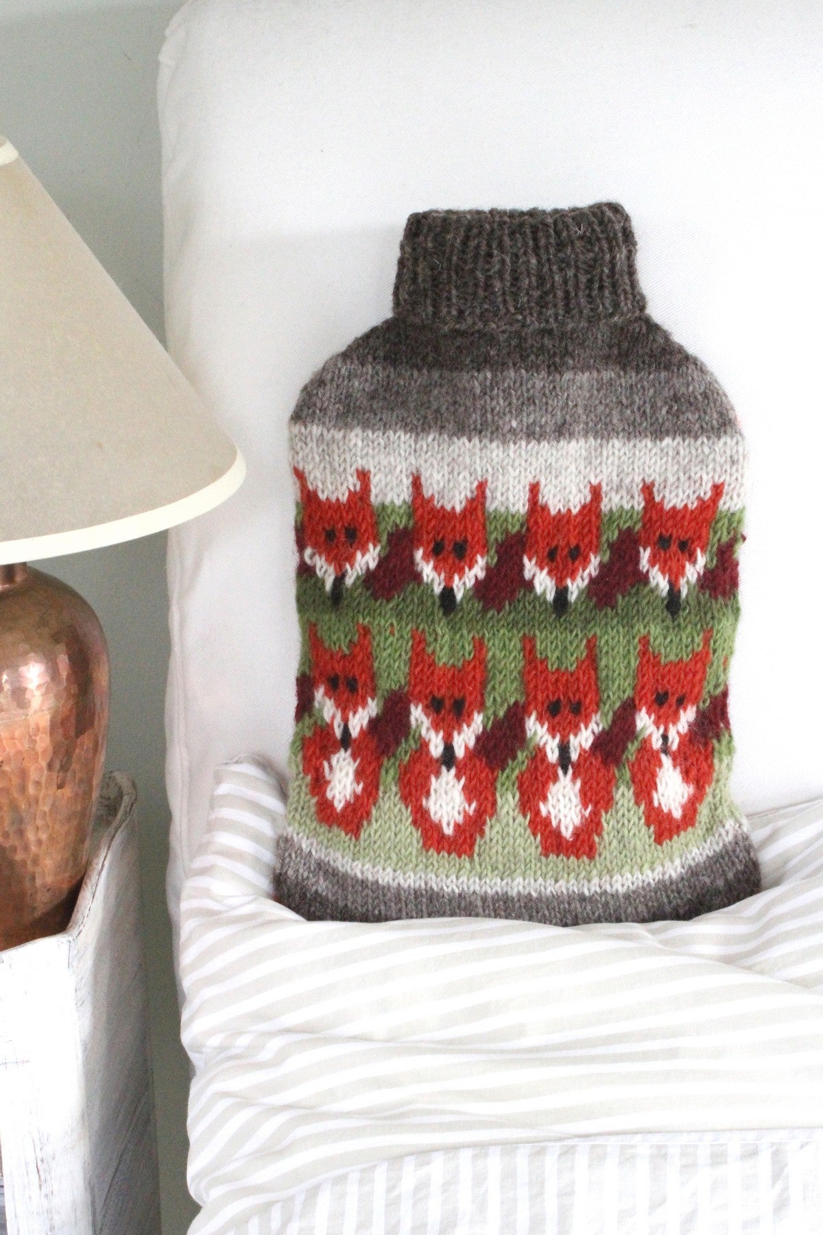 Pachamama 2 Litre Hot Water Bottle and Wool Cover