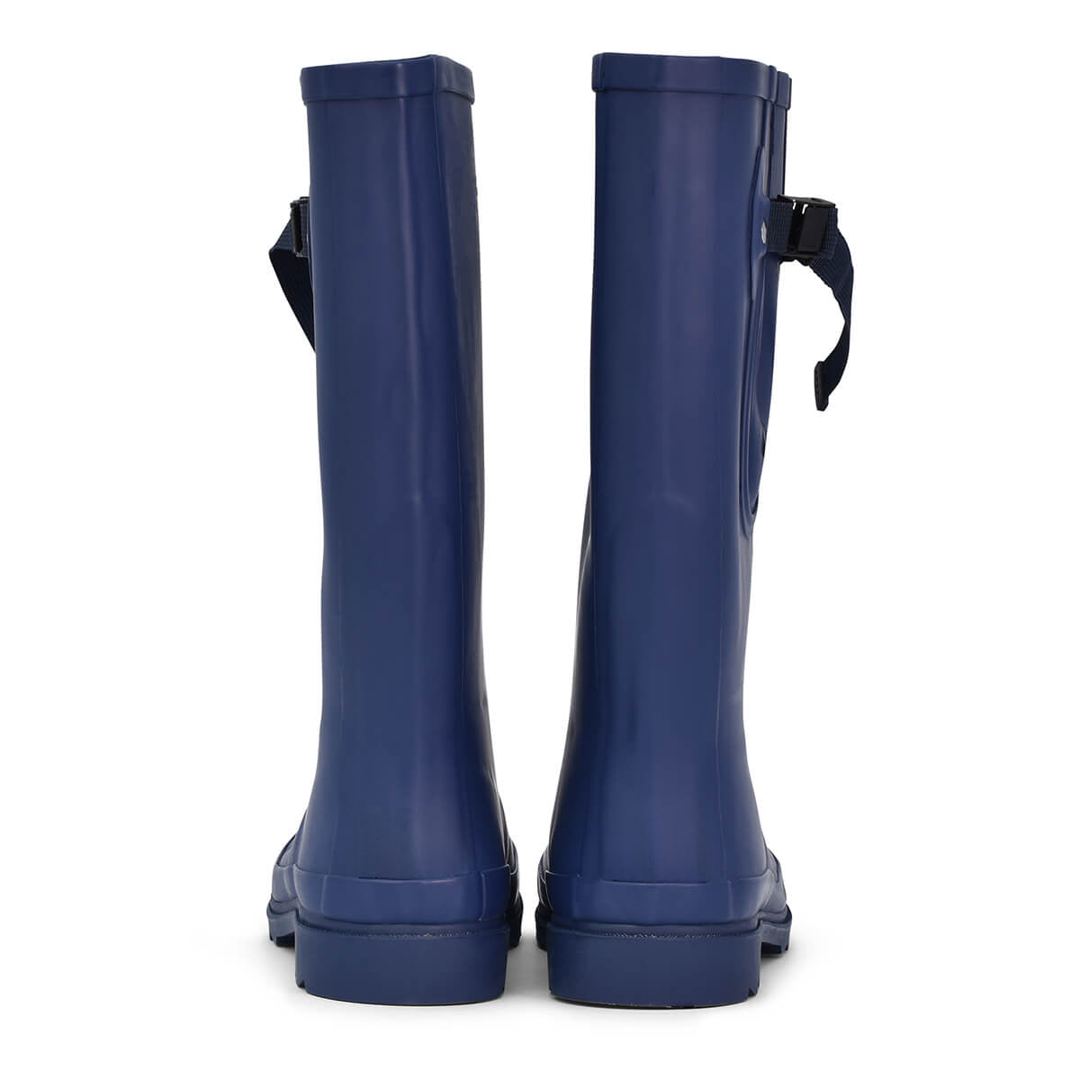 Navy Blue Classic Unisex Wide Calf Wellies – up to 50cm calf