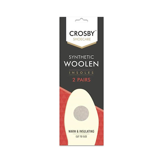 crosby synthetic woolen insole 2 pairs