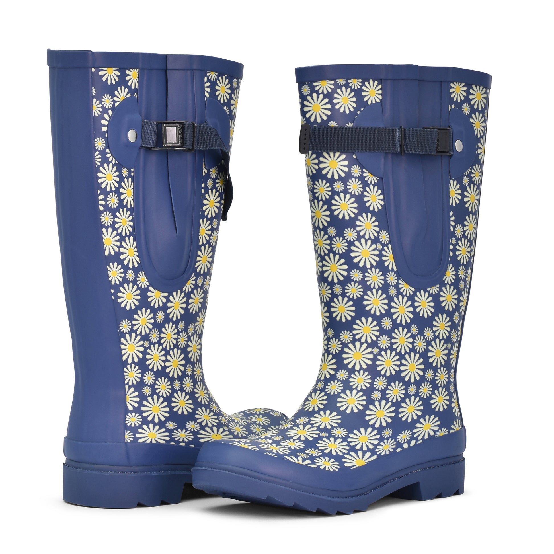 floral wellies