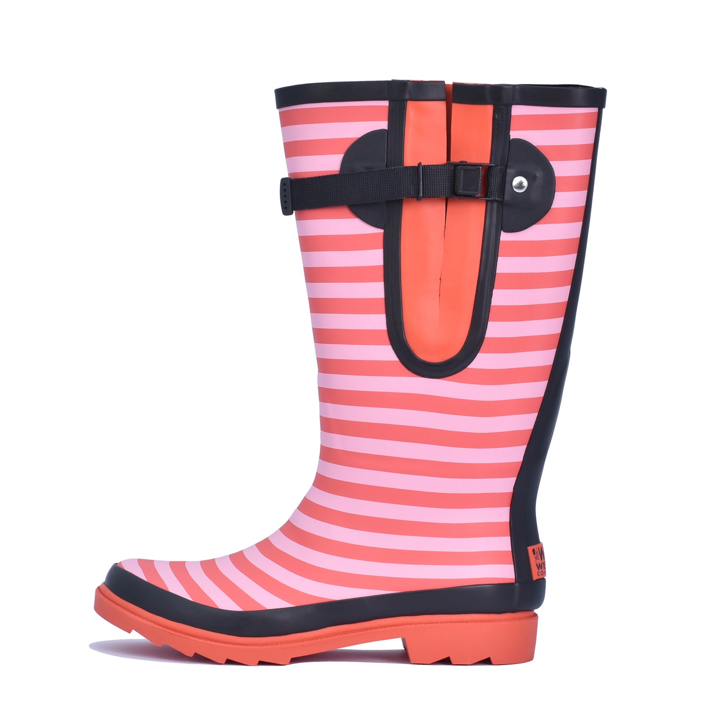 striped wellies