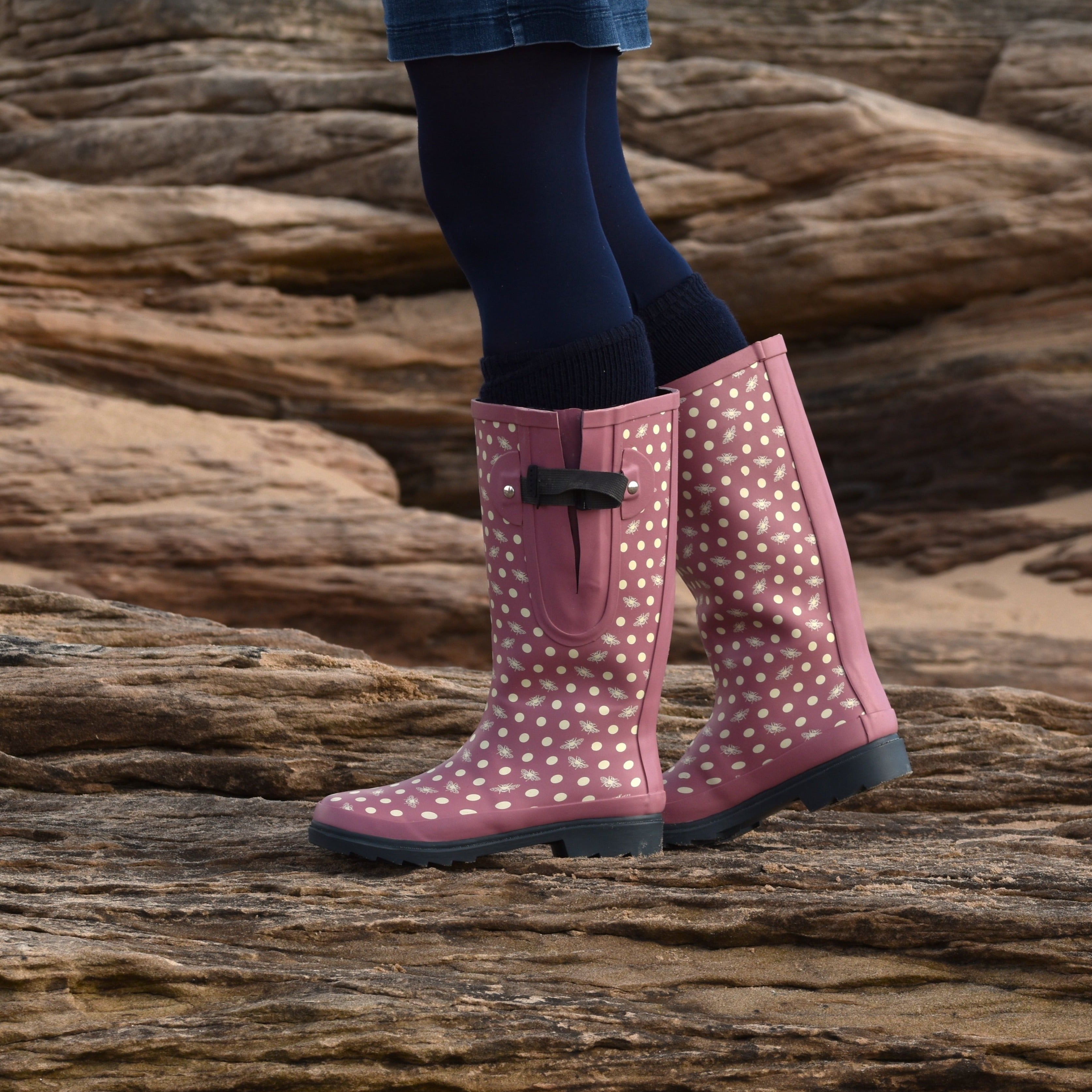 Womens wide calf hot sale hunter boots